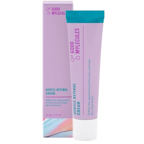 Good Molecules Gentle Retinol Cream - Retinol Night Cream to Minimize Appearance of Fine Lines & Wrinkles, Skin Tightening Recipe with Bakuchiol, Anti-Aging Skin Care For Face - Good Molecules