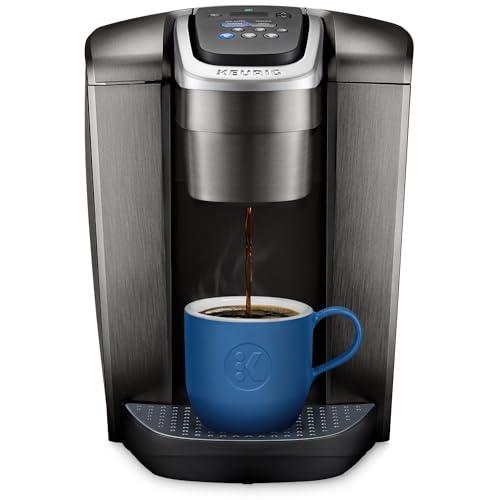 Keurig K-Elite Single Serve K-Cup Pod Coffee Maker, with Strength and Temperature Control, Iced Coffee Capability, 8 to 12oz Brew Size, Programmable, Brushed Slate - Keurig