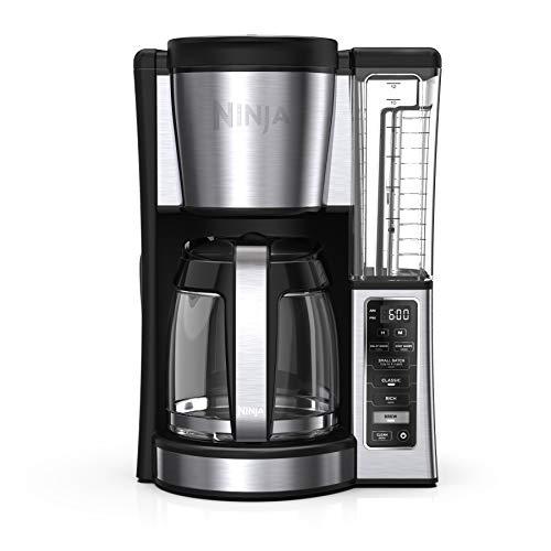 Ninja 12-Cup Programmable Coffee Brewer, 2 Brew Styles, Adjustable Warm Plate, 60oz Water Reservoir, Delay Brew - Black/Stainless Steel - Ninja