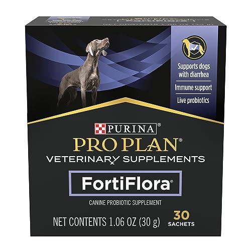 Purina Pro Plan Veterinary Supplements FortiFlora Canine Probiotics for Dogs, Helps Digestive Gut Health and Diarrhea - 30 ct. Box - Pro Plan Veterinary Diets
