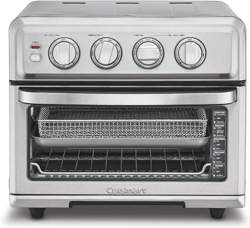 Cuisinart Air Fryer Toaster Oven with Grill, 1800W 8-1 Air Fryer Oven with Bake, Convection Bake, Grill, Broil and Warm Options, Large Capacity, 60-Minute Timer, TOA-70NAS, Stainless Steel - Cuisinart